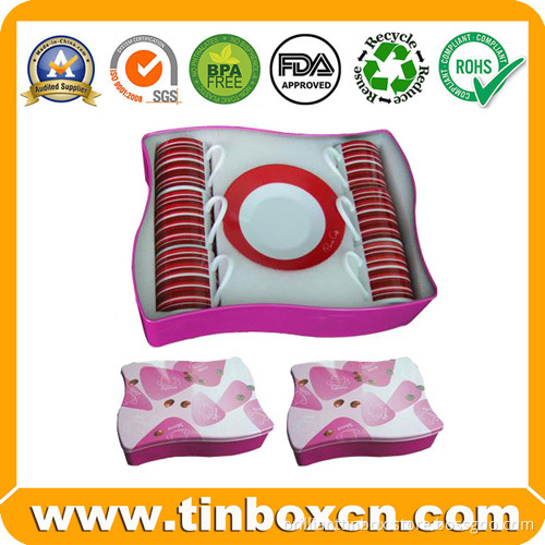 Rectangular Metal Gift Tin Box for Promotion